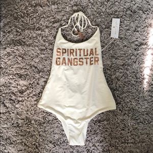 Spiritual Gangster one piece baiting suit